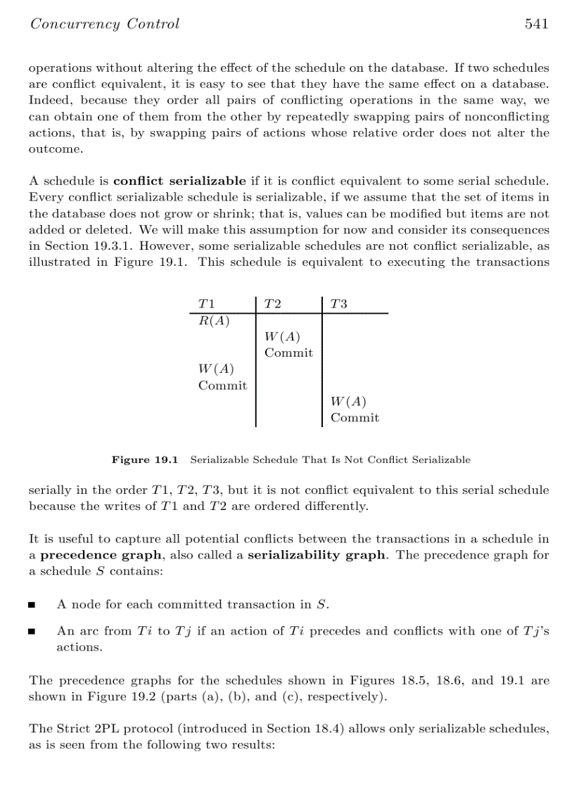 Concurrency Control