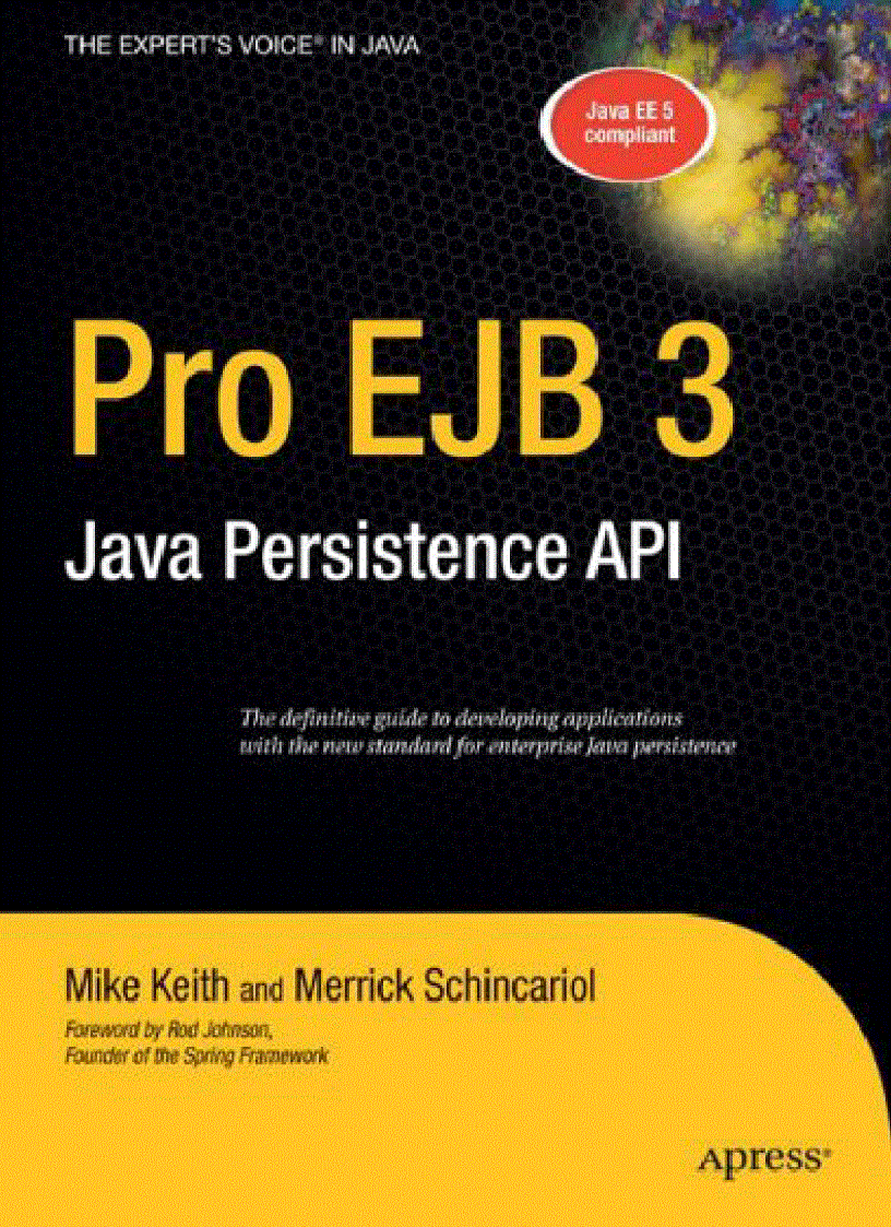 Pro EJB 3 Java Persistence API