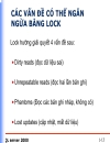 Giao Dịch và Khoá Transactions Lock