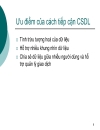 Đại cương về các hệ CSDL