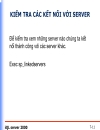 CÁC GIAO DỊCH VÀ TRUY VẤN PHÂN TÁN Distributed Queries Transactions