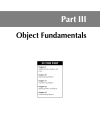 Object Fundamentals