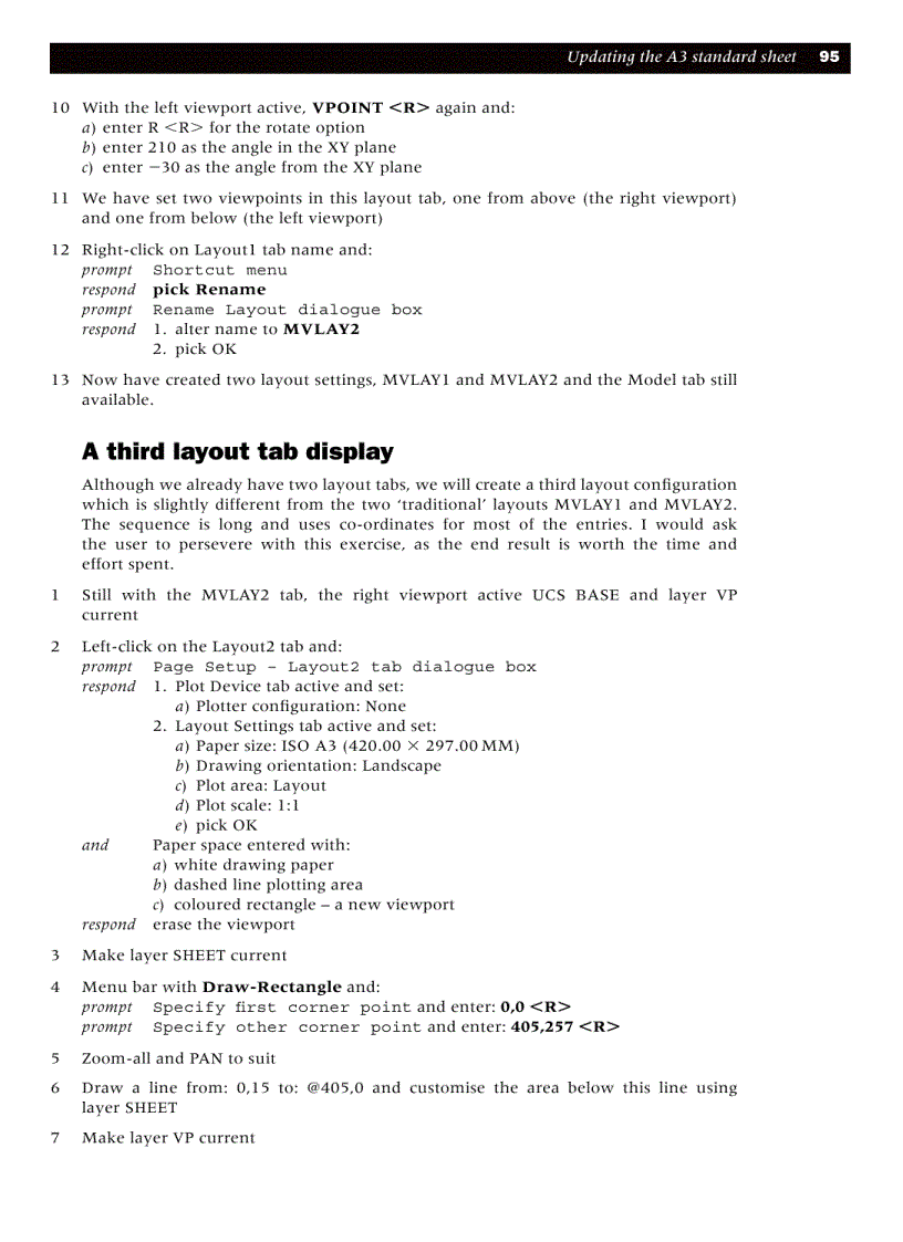 Updating the A3 standard sheet