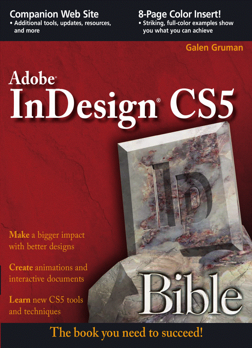 Adobe InDesign CS5 Bible