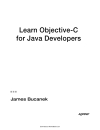 Learn Objective C for Java Developers