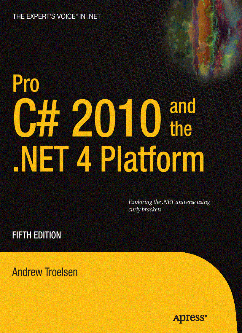 Pro C 2010 and the NET 4 Platform