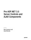 Pro ASP NET 3 5 Server Controls and AJAX Components