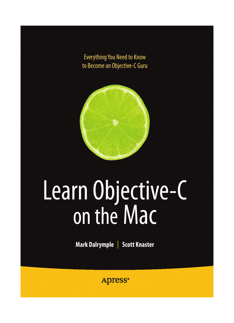 Learn Objective C on the Mac