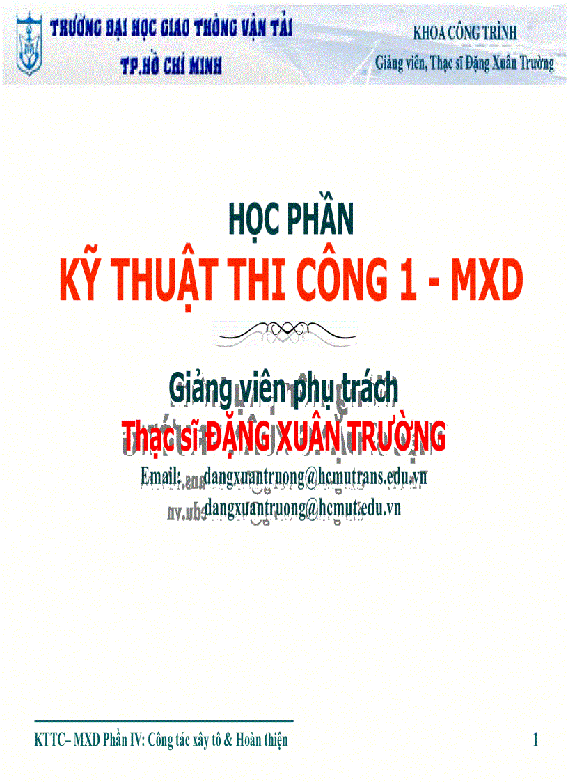 Kỹ thuật thi công công tác xây tô hoàn thiện