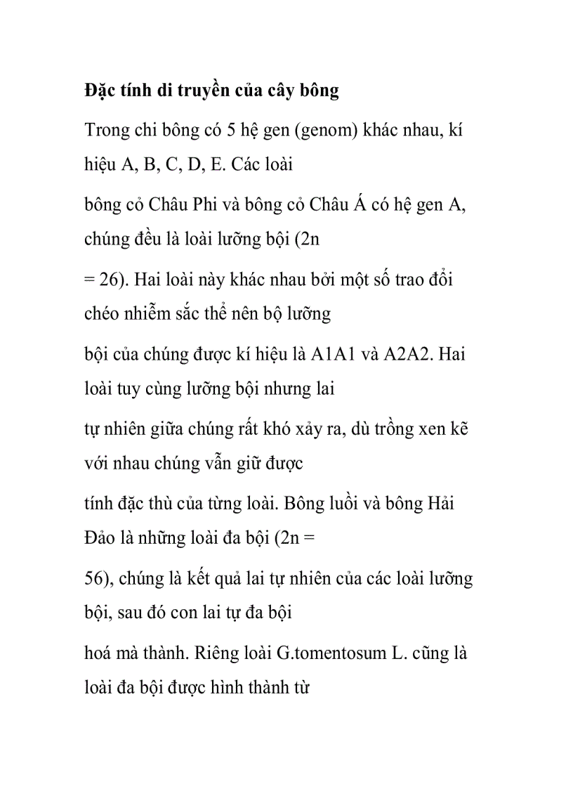 Các loài bông cỏ Châu Phi và bông cỏ Châu Á