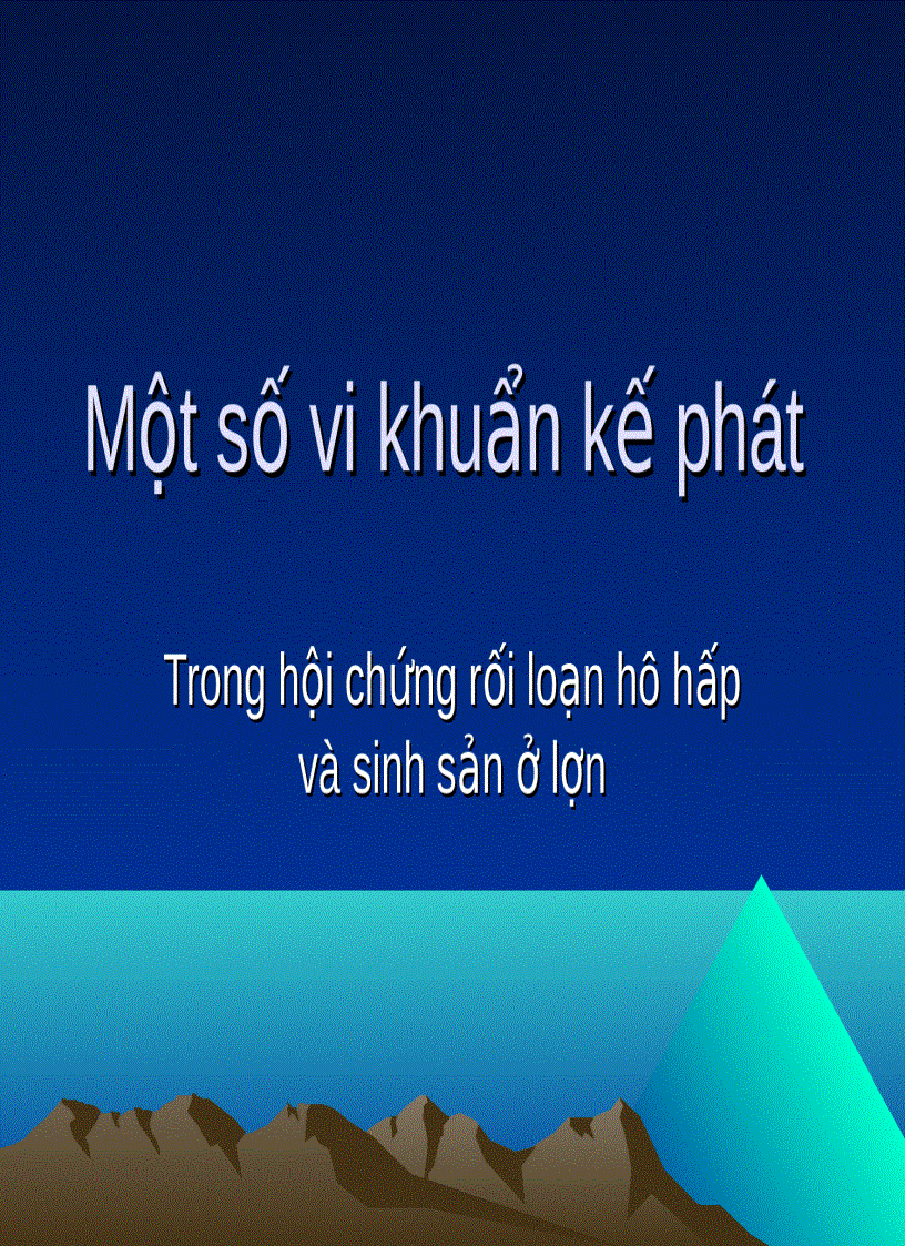 Mộ số bệnh vi khuẩn kế phát