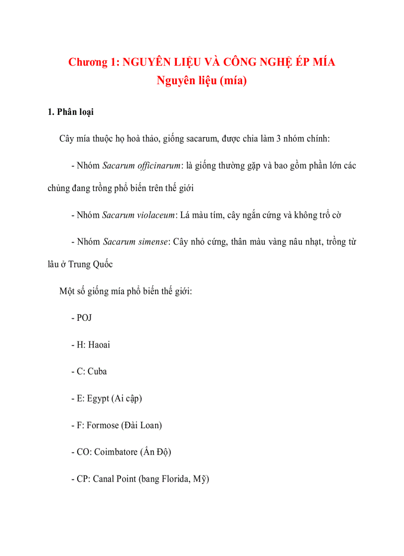 Công nghệ sản phẩm đường