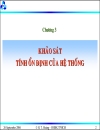 Khảo sát tính ổn định của hệ thống