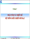 Phân tích và thiết kế hệ thống điều khiển rời rạc