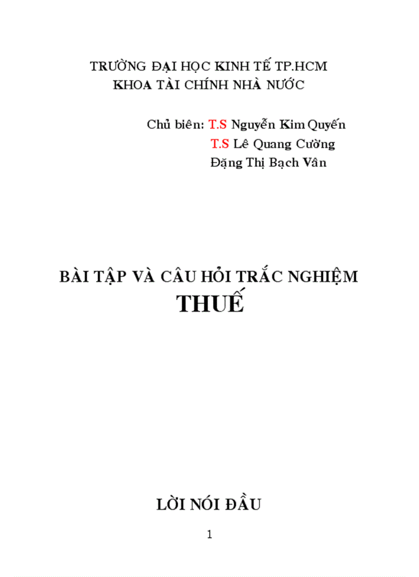 Đề thi trắc nghiệm thuế đh kinh tế tp hcm 2010 có đáp án