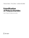 Esterification of Polysaccharides