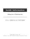 Inside information Making Sense of Marketing Data