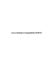 Linux Hardware Compatibility HOWTO