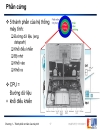 Bài giảng Kiến trúc máy tính