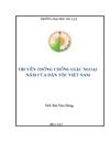 Truyền thống chống giặc ngoại xâm của dân tộc Việt Nam