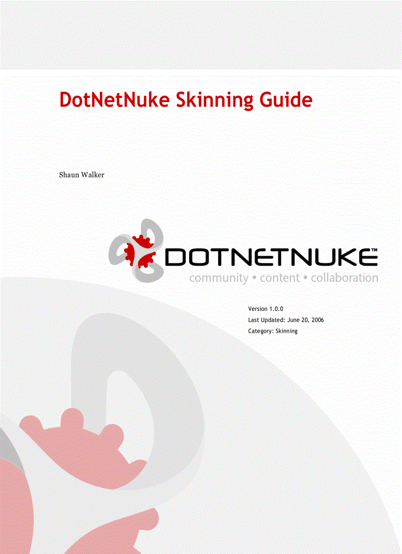 DotNetNuke Skinning Guide