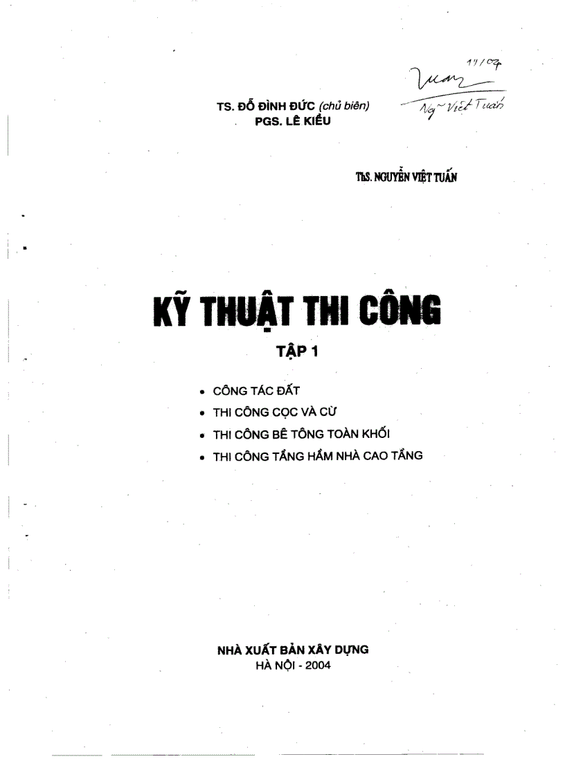 Kỹ thuật thi công 1