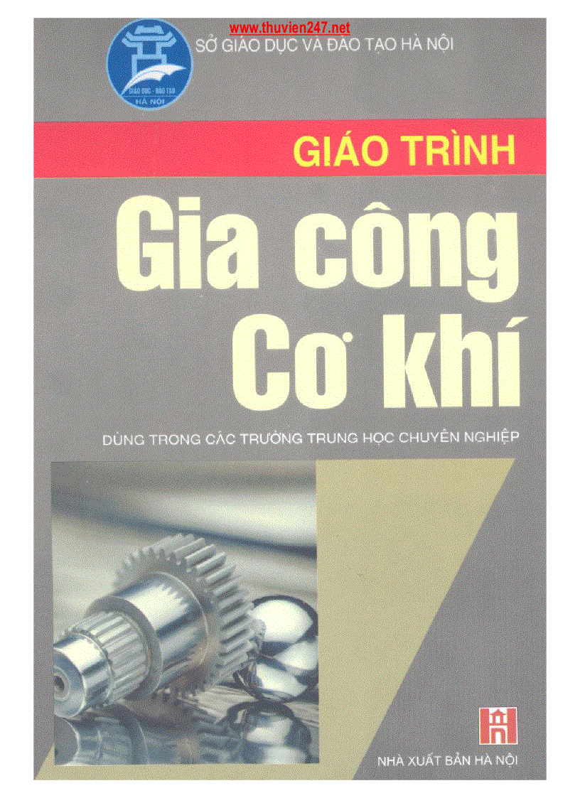 Giáo trình gia công cơ khí