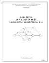 Giáo trình quản trị sản xuất trong ngành công nghiệp đóng tàu