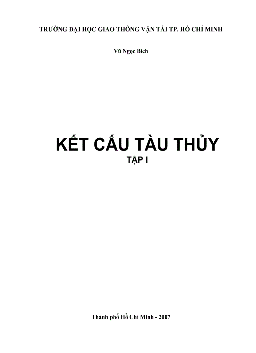 Kết cấu tàu thủy