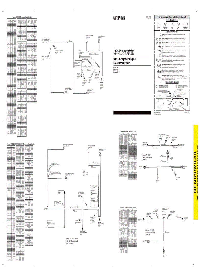 Tài liệu Caterpillar C15 wiring diagram