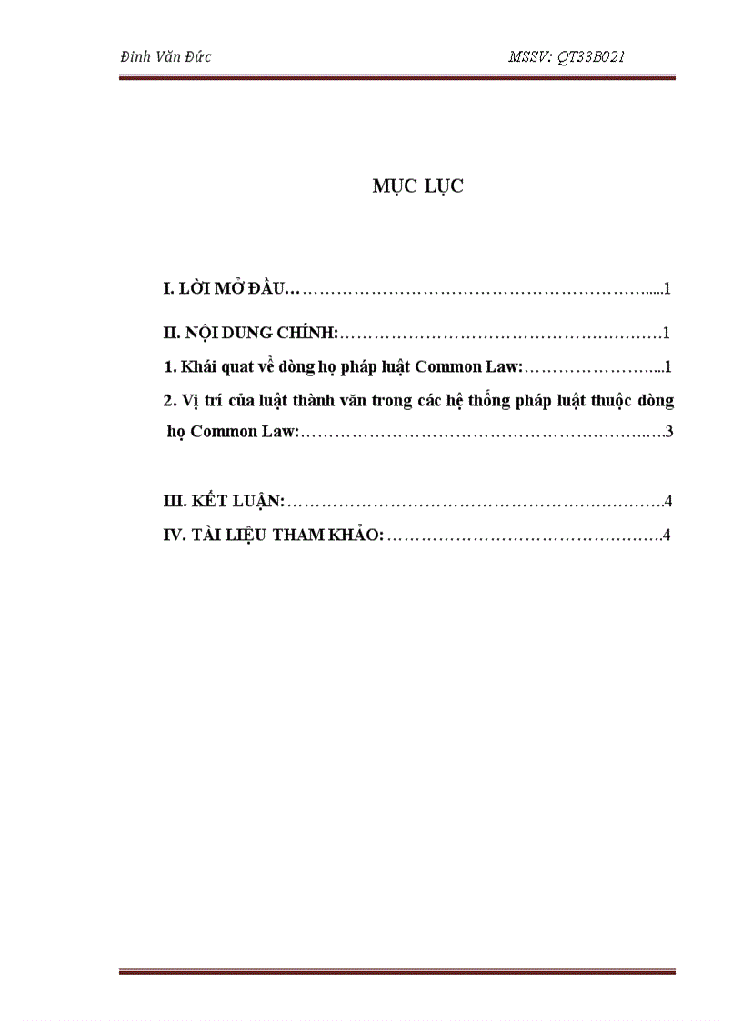 Vị trí của luật thành văn trong các hệ thống pháp luật thuộc dòng họ Common Law