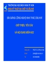 Bài giảng công nghệ khai thác dầu khí