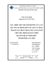 Xác định mức độ ảnh hưởng của các yếu tố tác động đến giá đất và thực trạng giá trị sử dụng đất làm cơ sở cho việc định giá đất trên địa bàn quận ninh kiều thành phố cần thơ