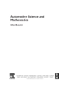 Automotive Science and Mathematics Allan Bonnick