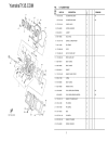 Yamaha t135hc 50c1 parts catalogue 5 speed transmission manual clutch