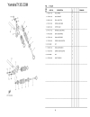 Yamaha t135hc 50c1 parts catalogue 5 speed transmission manual clutch