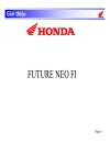 Giới thiệu hệ thống PGM FI trên Honda Future Neo FI