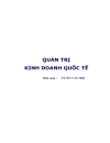 Quản trị kinh doanh quốc tế 1