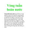 Vòng tuần hoàn nước