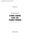 Công nghệ cao su thiên nhiên