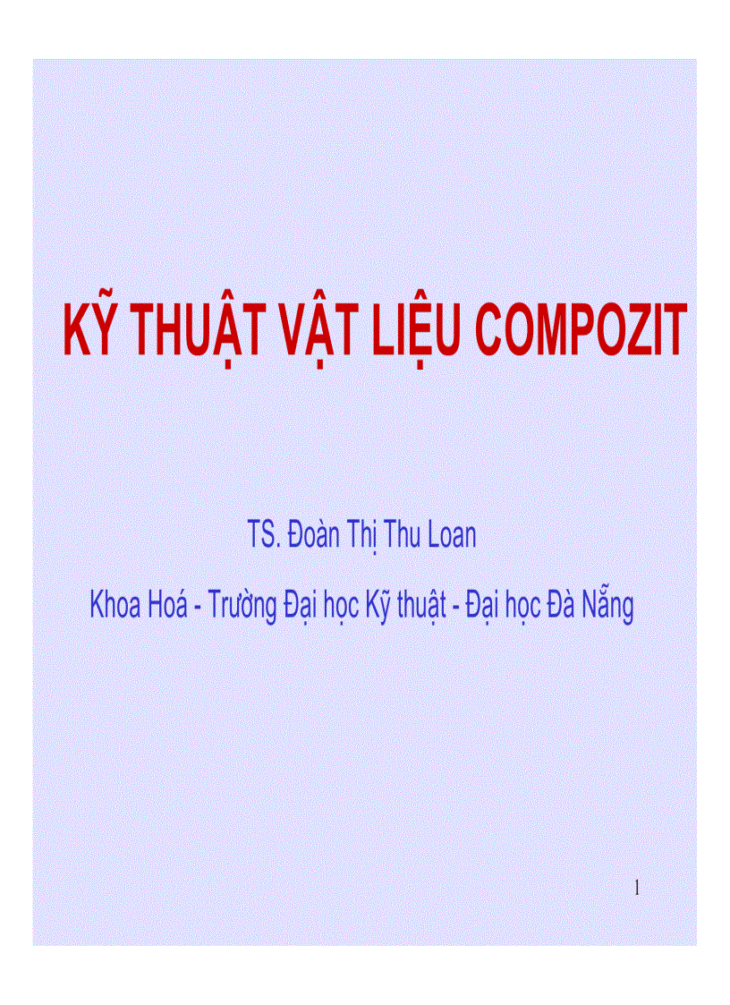 Vật liệu Compozit