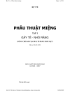 Phẫu thuật miệng Tập 1 Gây tê nhổ răng