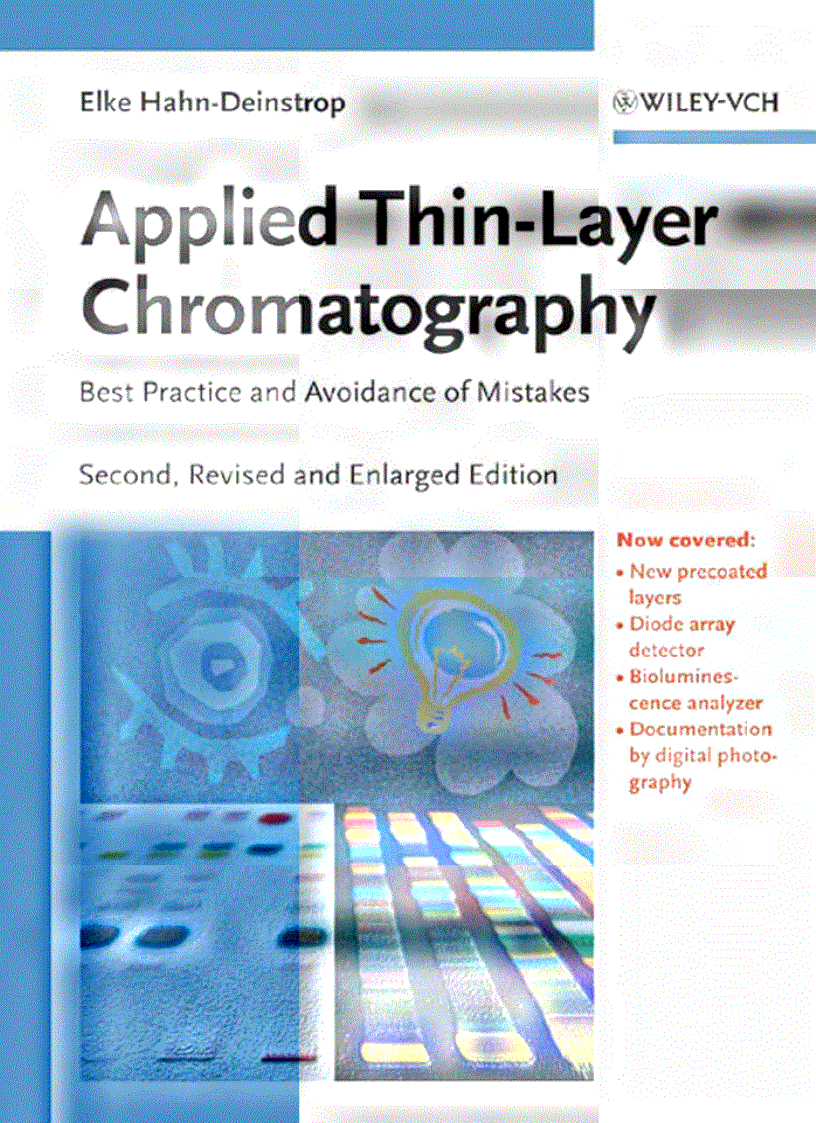 Apply Thin Layer Chromatography Elke Hahn Deinstrop