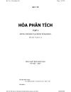 Hoá phân tích tập 1