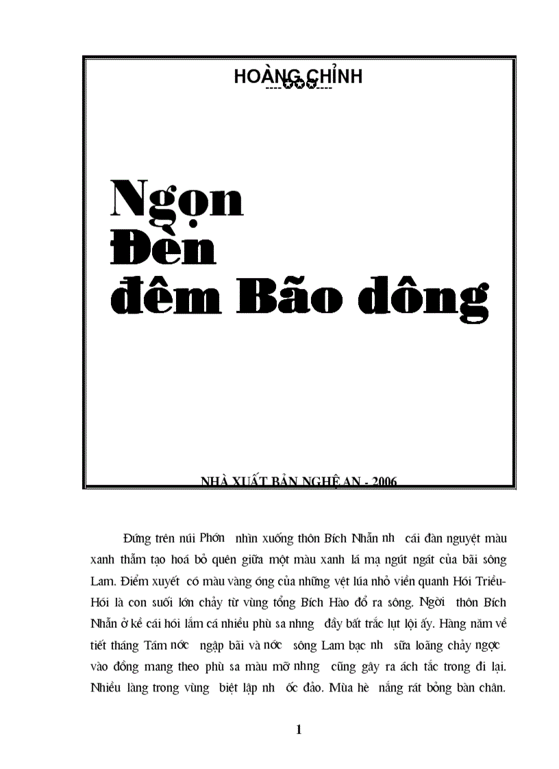 Ngọn Đèn đêm Bão dông