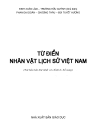 Từ điển nhân vật lịch sử Việt Nam Nhà xuất bản giáo dục