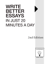 Write Better Essays in Just 20 Minutes a Day