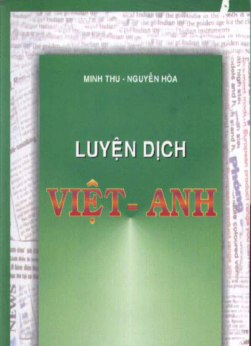 Sách luyện dịch anh văn học tốt anh văn