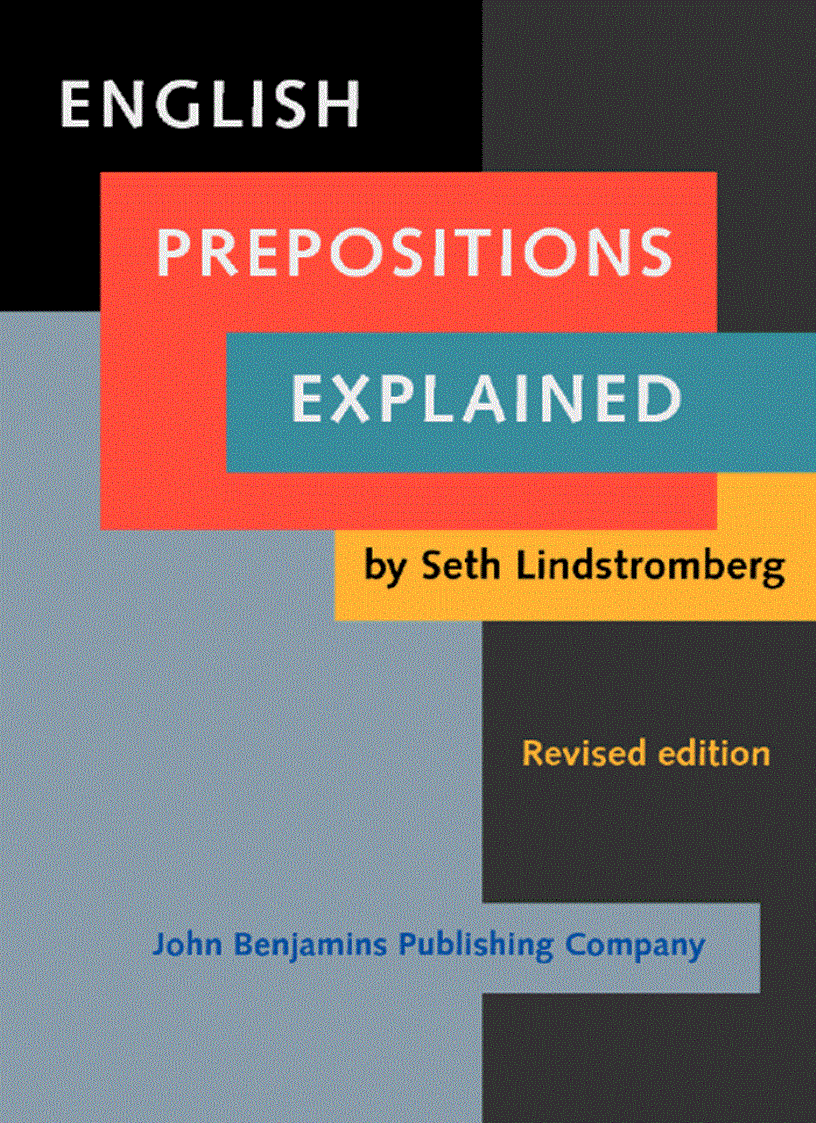 English Prepositions Explained Revised edition