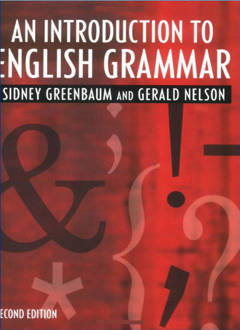 An Introduction to English Grammar